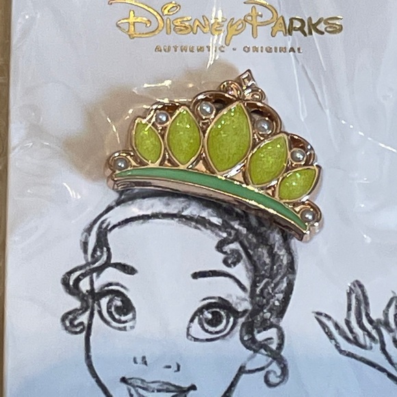 Disney Parks Princess Tiana Tiara Pin - Picture 2 of 2